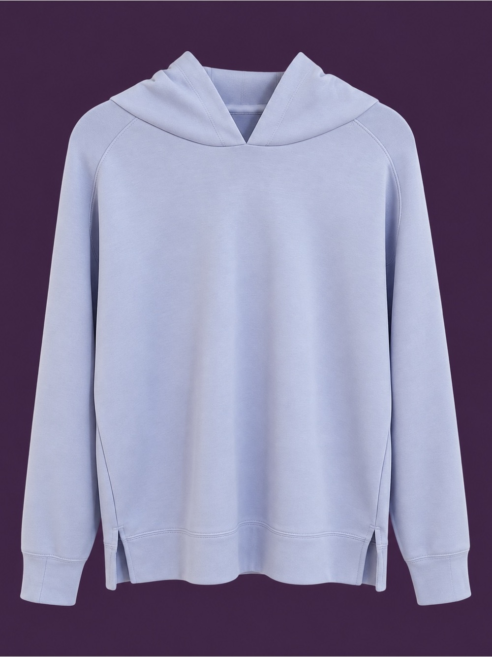 Women’s Light Periwinkle Hoodie Sweater “All in Motion” Size XL NWT 💜